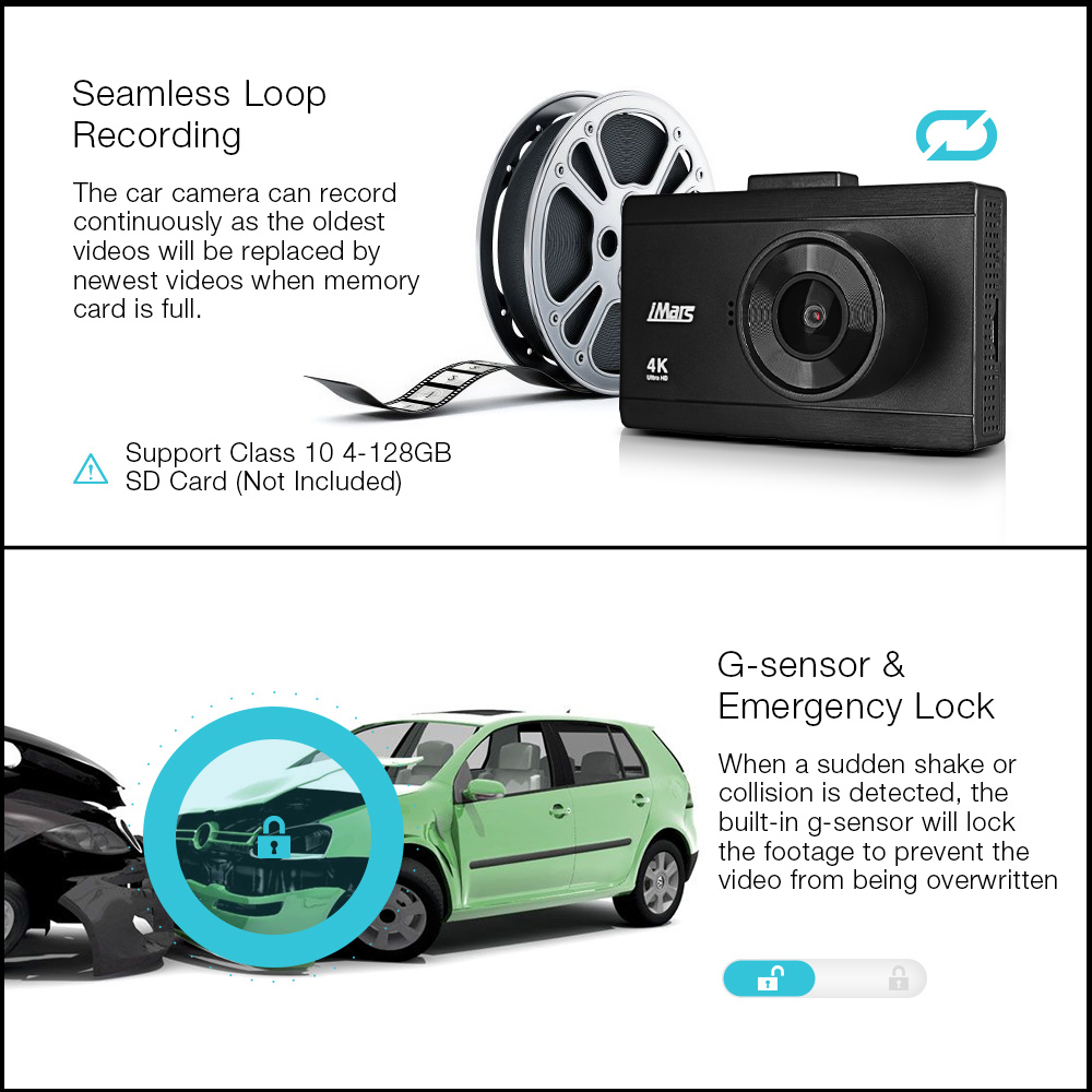 iMars-DC-40-3Inch-4K-HD-Car-DVR-Camera-Dual-Lens-Loop-Recording-Multilingual-170-Degree-Parking-Moni-1731646