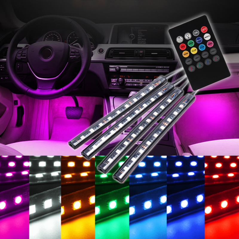 4Pcs-9LED-Remote-Control-Colorful-RGB-Car-Interior-Floor-Decorative-Lights-1540709