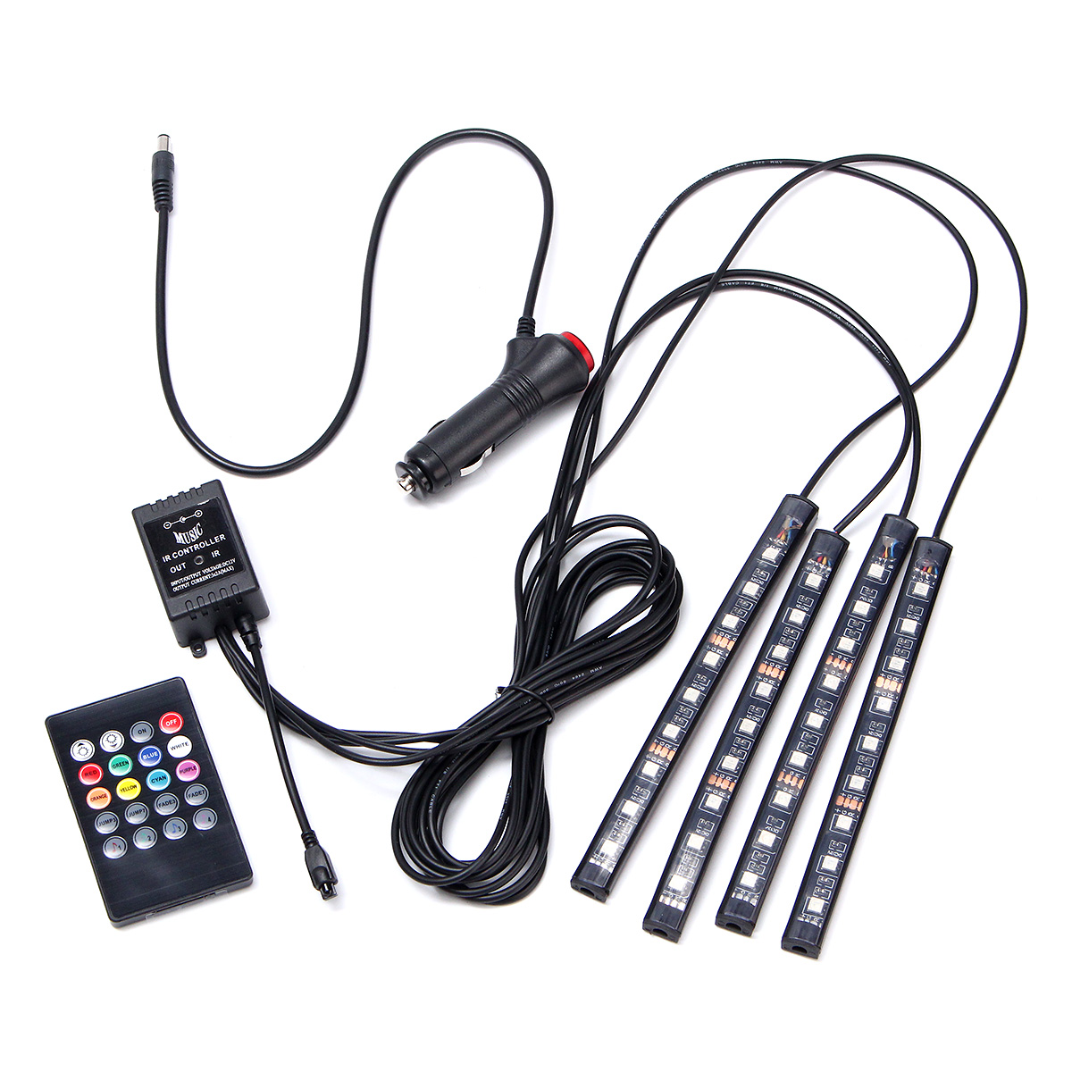 4Pcs-9LED-Remote-Control-Colorful-RGB-Car-Interior-Floor-Decorative-Lights-1540709