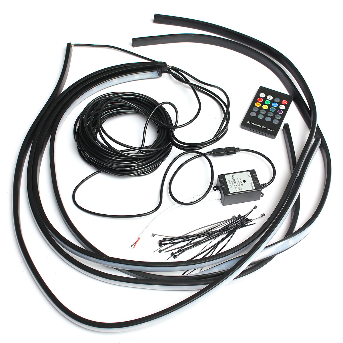 4pcs-Waterproof-RGB-LED-Car-Decoration-Lights-Strip-Neon-Atmosphere-Lamp-Kit-with-Wireless-Control-1120592