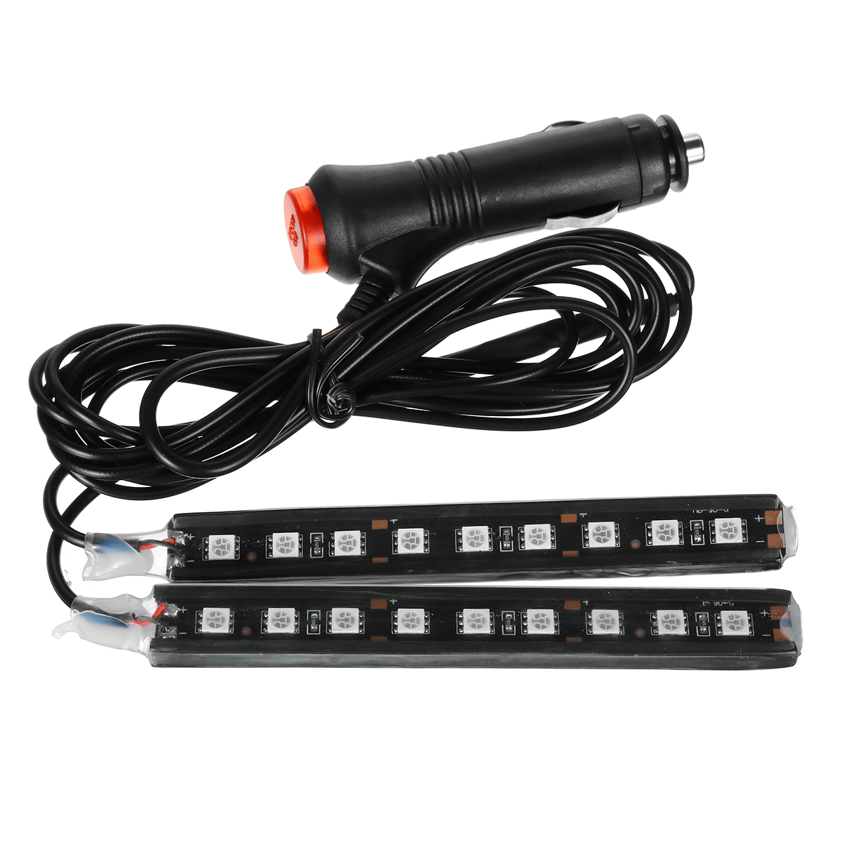Car-Interior-5050SMD-9LED-Decorative-Light-Atmosphere-Lamp-Bar-One-For-Two-180-Degrees-Wide-angle-Li-1681245