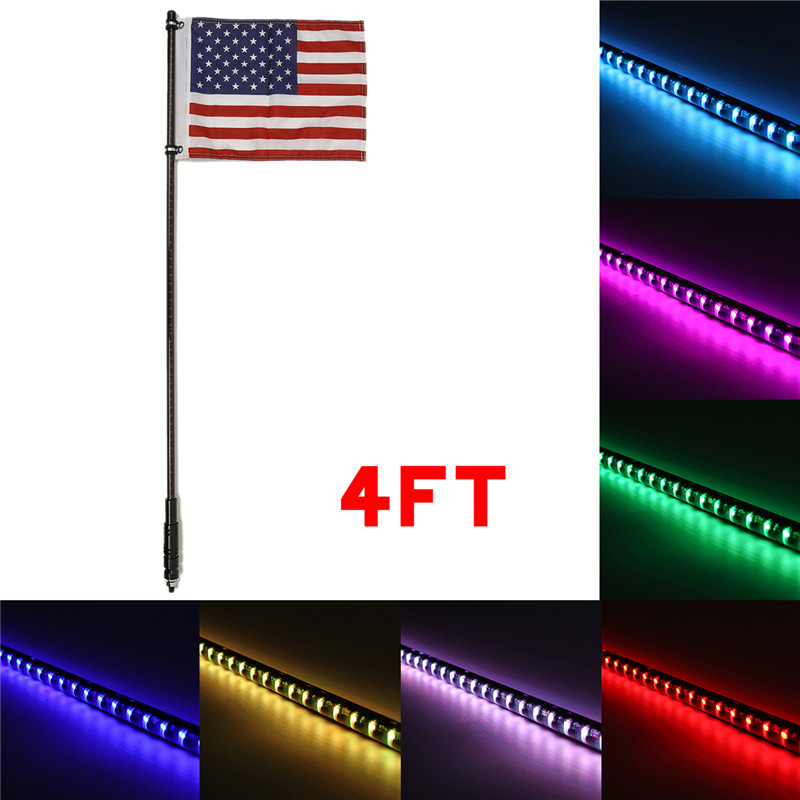 DC12V-34ft-Car-Muti-Spiral-LED-Whip-Lights-Flag-Decoration-Lamp-300-Colors-1637480