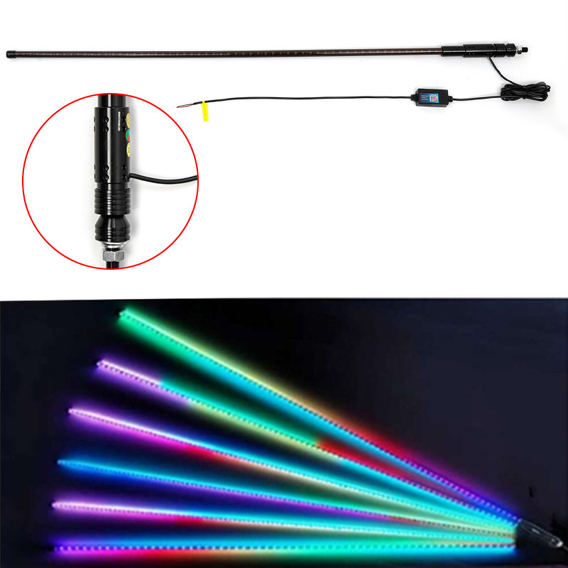 DC12V-34ft-Car-Muti-Spiral-LED-Whip-Lights-Flag-Decoration-Lamp-300-Colors-1637480