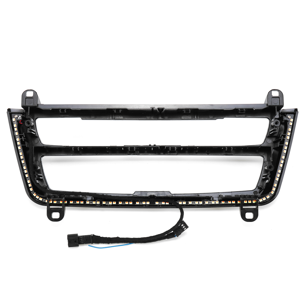 Illuminated-LED-Dual-Color-AC-Radio-Trim-Retrofit-For-BMW-3-4-M3-M4-Series-F30-F31-F32-F33-F34-F36-F-1614896
