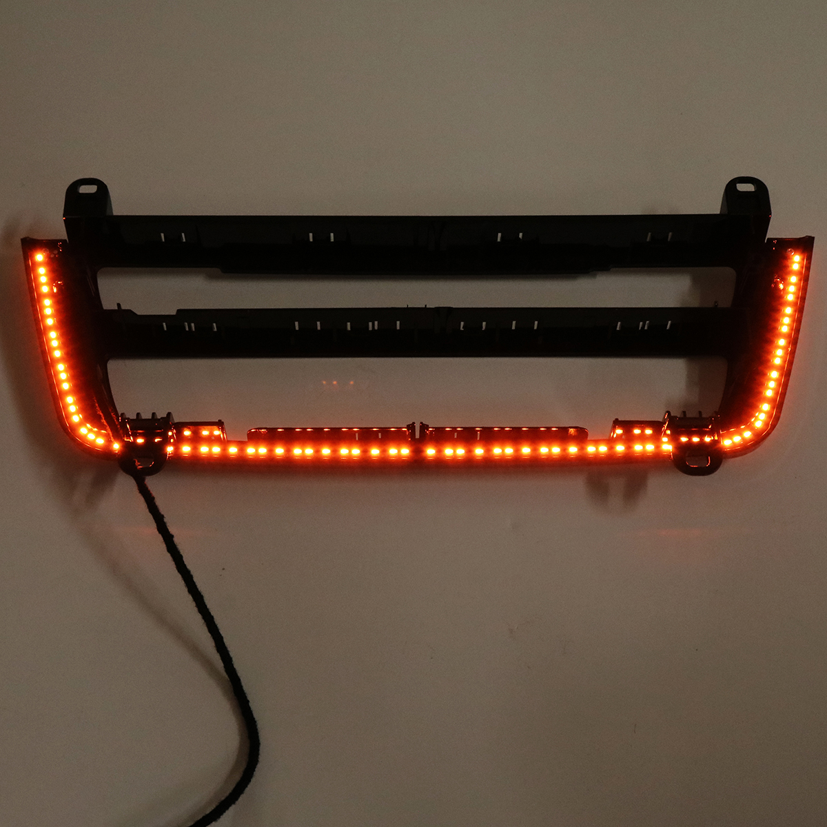 Illuminated-LED-Dual-Color-AC-Radio-Trim-Retrofit-For-BMW-3-4-M3-M4-Series-F30-F31-F32-F33-F34-F36-F-1614896
