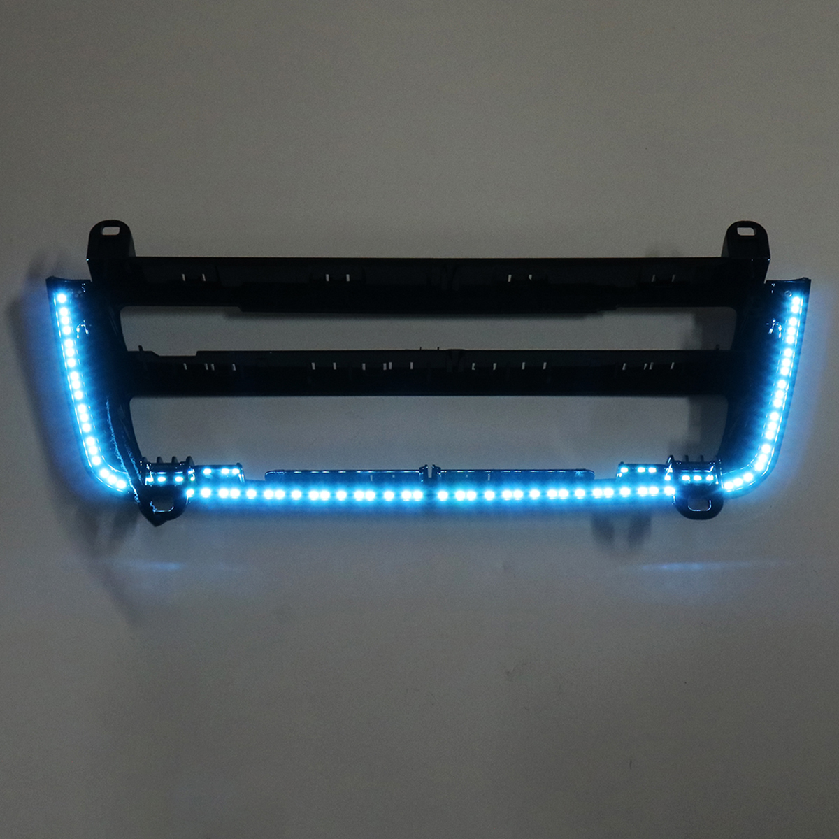 Illuminated-LED-Dual-Color-AC-Radio-Trim-Retrofit-For-BMW-3-4-M3-M4-Series-F30-F31-F32-F33-F34-F36-F-1614896