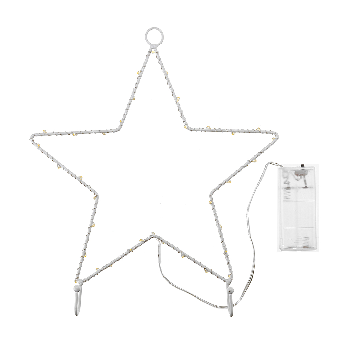 LED-25x25-Shaped-Hanging-Decorations-Lights-Illuminative-Heart-Star-Fairy-Battery-Powered-1635909