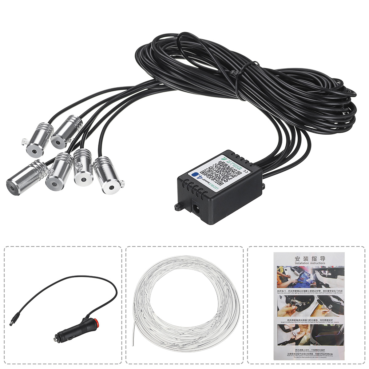 RGB-LED-Car-Interior-Optical-Fiber-Neon-EL-Wire-Strip-Light-Kit-Phone-APP-Control-Atmosphere-Light-C-1701497