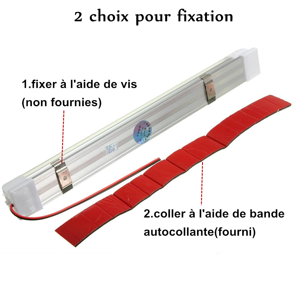 Universal-Interior-34cm-LED-Light-Strip-Lamp-White-4Pcs-with-ONOFF-Switch-for-Car-Auto-Caravan-Bus-1406613