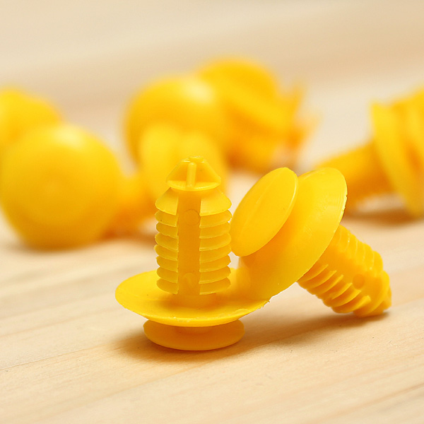 10PCS-Rover-75-ZT-Clips-Sill-Kick-Plate-Cover-Trim-Fasteners-Yellow-949505
