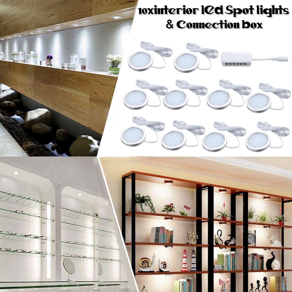 10x-12V-Interior-LED-Book-Spot-Light-For-Camper-Van-Caravan-Motorhome-Boat-VW-T4-T5-1628097