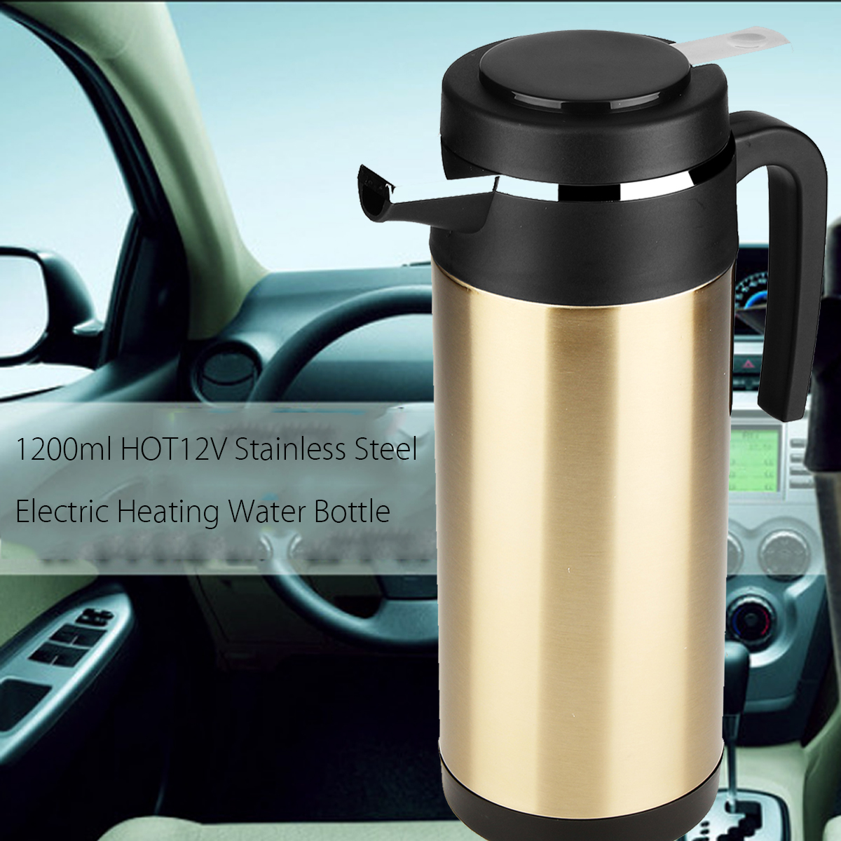 1200ml-Stainless-Steel-12V-Car-Adapter-Electric-Heating-Water-Kettle-Bottle-1213705
