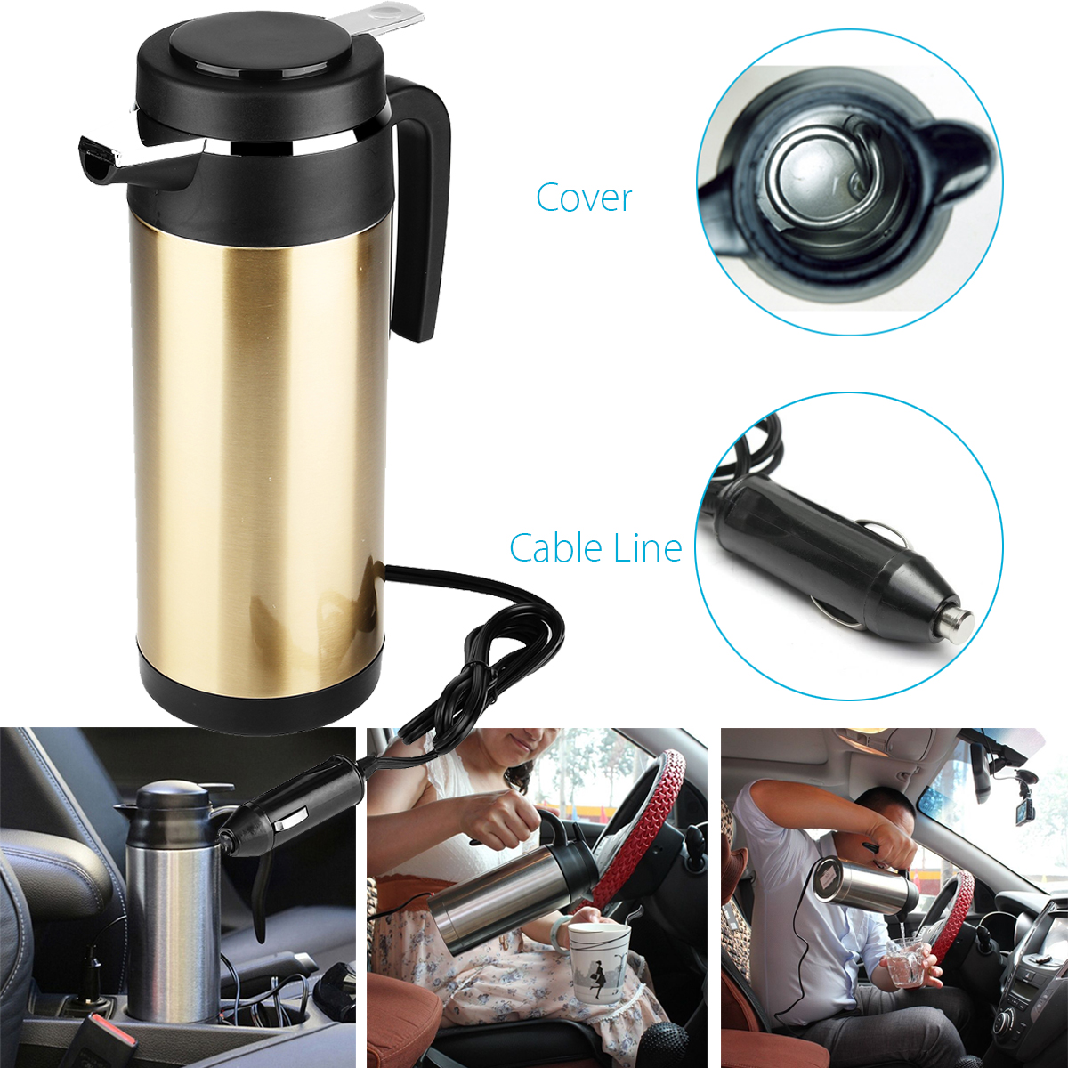 1200ml-Stainless-Steel-12V-Car-Adapter-Electric-Heating-Water-Kettle-Bottle-1213705