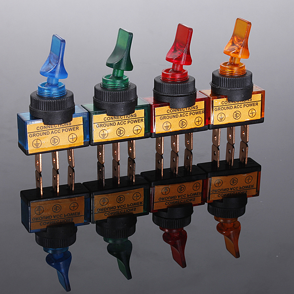 12V-20A-LED-Illuminated-Flick-Toggle-Switch-Car-Van-Dash-Boat-Light-945734