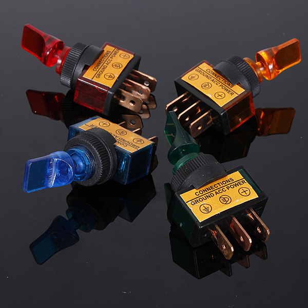 12V-20A-LED-Illuminated-Flick-Toggle-Switch-Car-Van-Dash-Boat-Light-945734