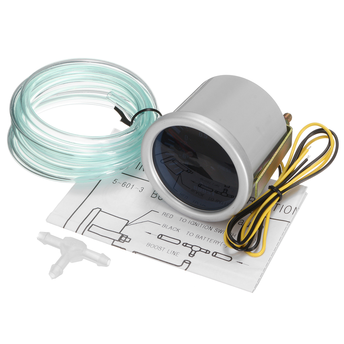 12V-2Inch-52mm-Boost-Bar-Gauge-Meter-Car-Auto-Universal-LED-Digital-Smoke-Len-1678063