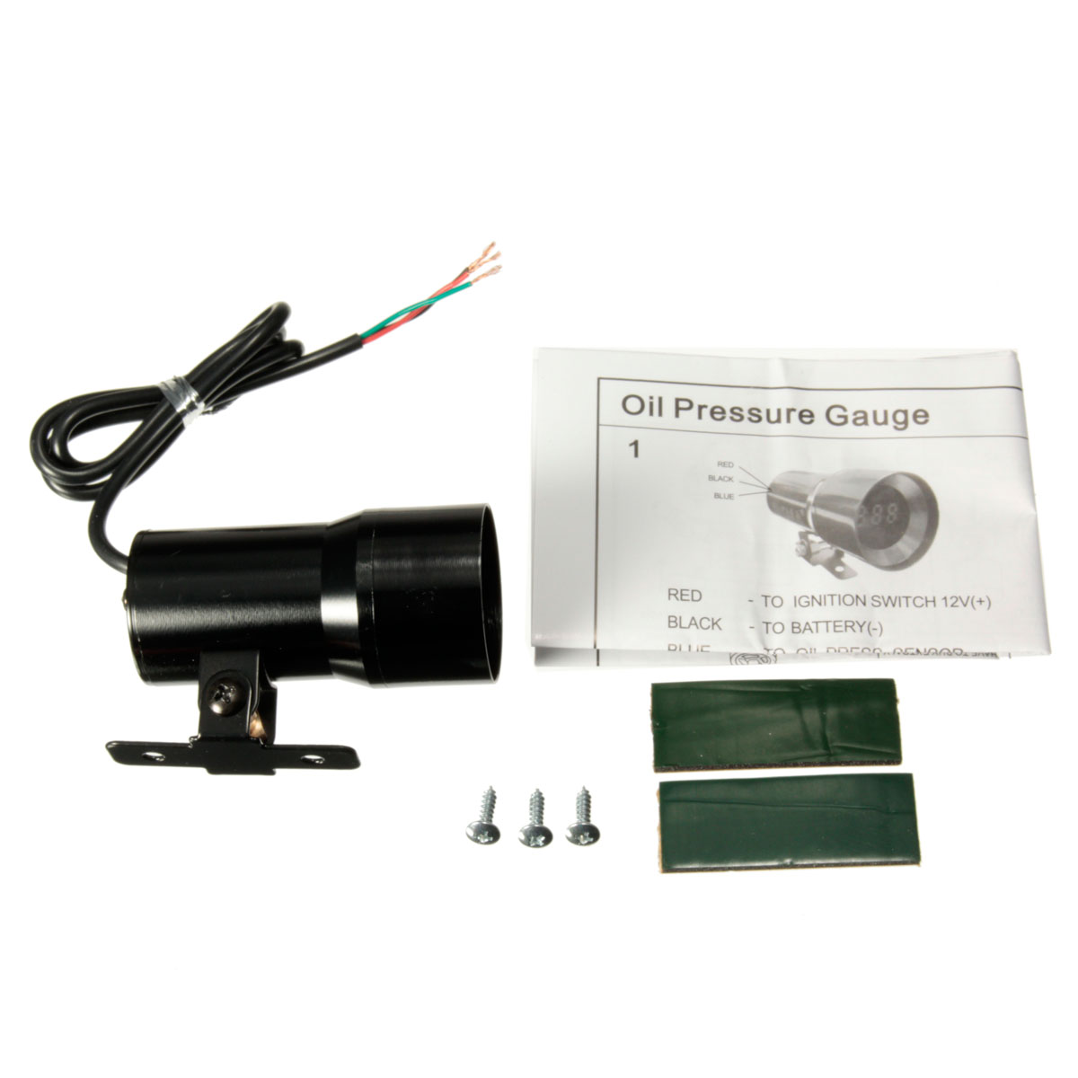 12V-37mm-Mini-Micro-Red-LED-Air-Fuel-Ratio-Gauge-Digital-Readout-Display-1378742