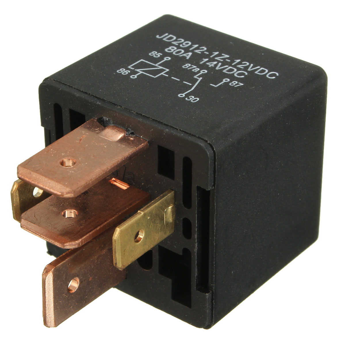 12V-5-Pin-Automotive-Relay-80A-AMP-Waterproof-Van-Boat-Spot-Lightt-Changeover-1000846