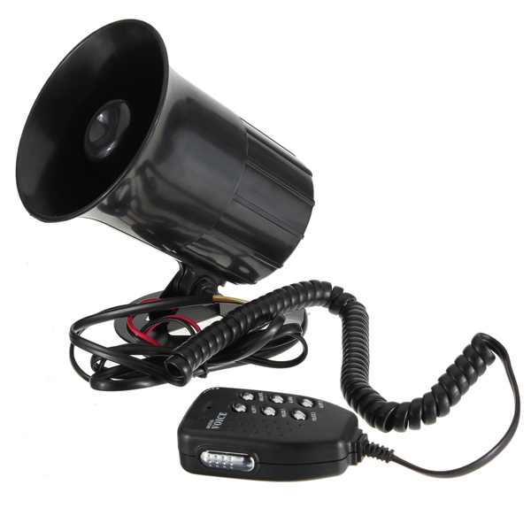 12V-Loud-Horn-Car-Auto-Van-Truck-Motorcycle-With-6-Sounds-PA-System-48437