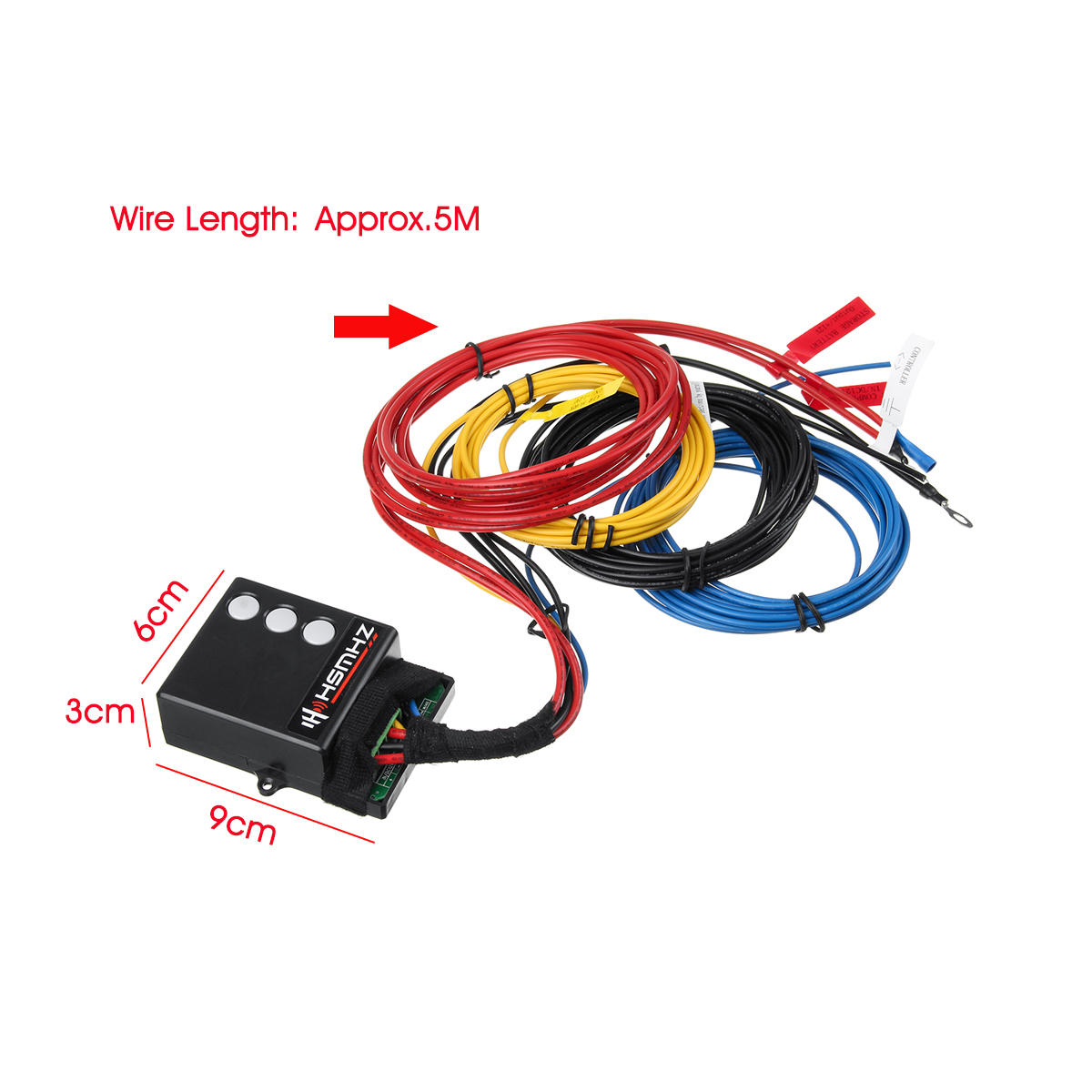 12V-Wireless-Remote-Control-Set-For-Car-Truck-Air-Compressor-HornTrumpet-1616223