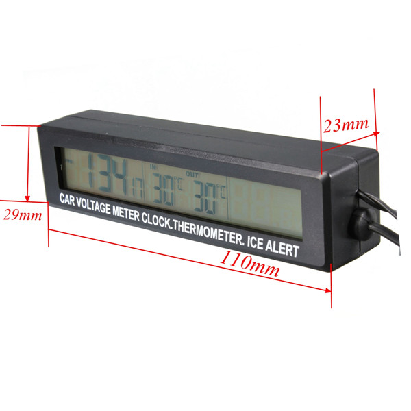 12V24V-InOut-Car-Voltage-Meter-LCD-Digital-Clock-Time-BlueOrange-Backlight-980730
