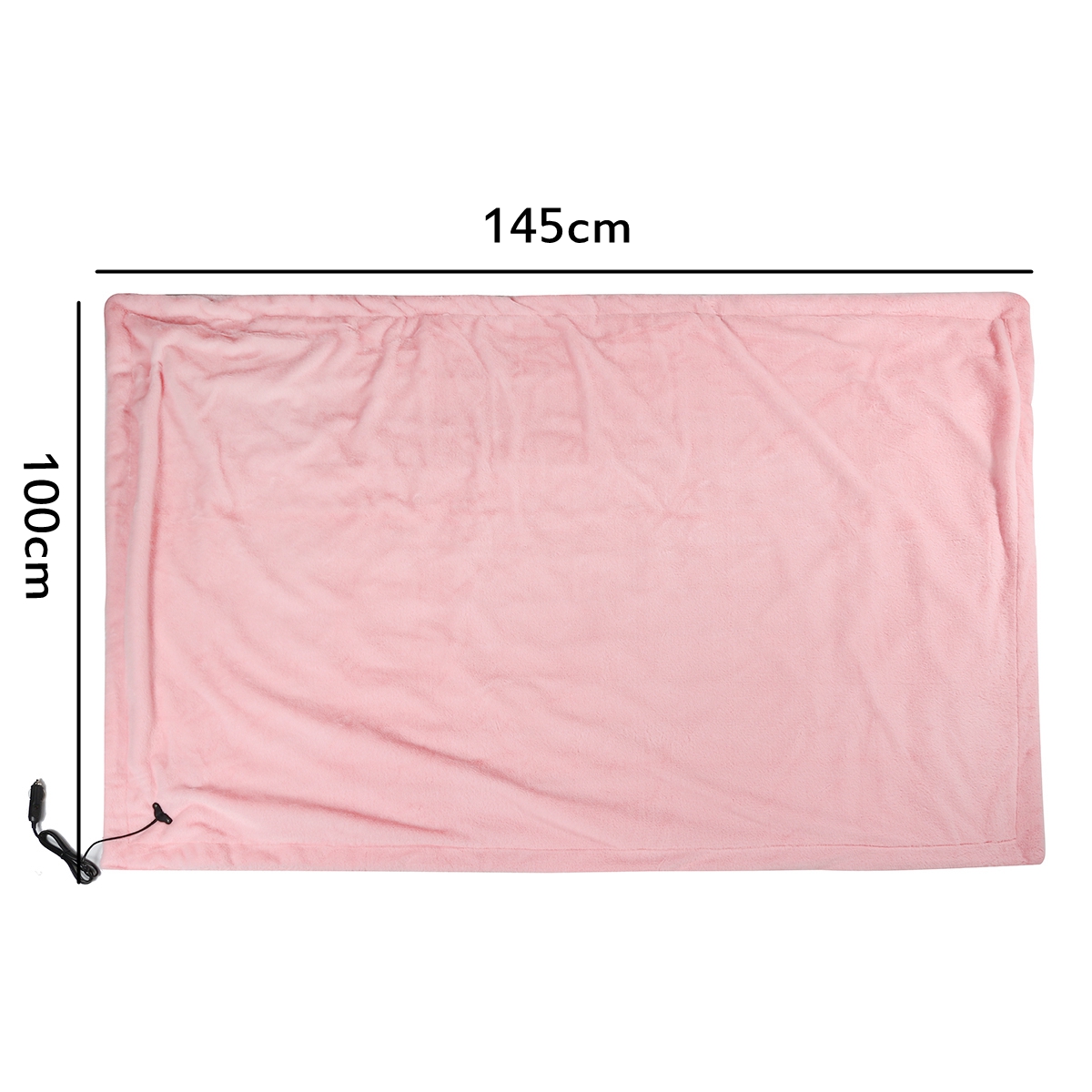 145x100cm-24V-Car-Electric-Blanket-Heated-Fleece-Travel-Throw-Fleece-Cosy-Warm-Winter-1714753