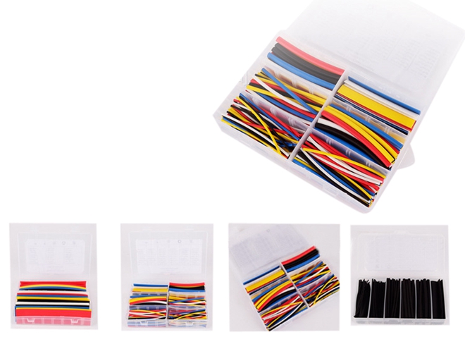 170PCS-21-Heat-Shrink-Tube-Sleeving-Portable-Plastic-5-Colors-6-Size-1042689