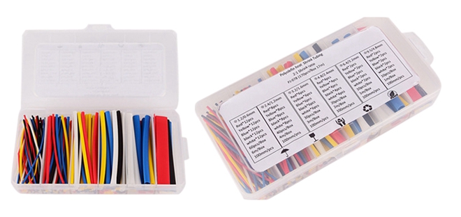 170PCS-21-Heat-Shrink-Tube-Sleeving-Portable-Plastic-5-Colors-6-Size-1042689