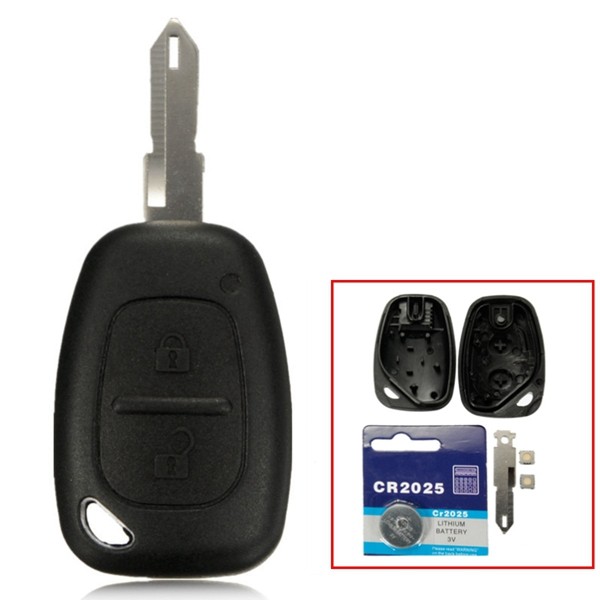 2-Button-Repair-Kit-Remote-Key-Fob-Case-For-Renault-Trafic-Vivaro-Master-Kangoo-1034276