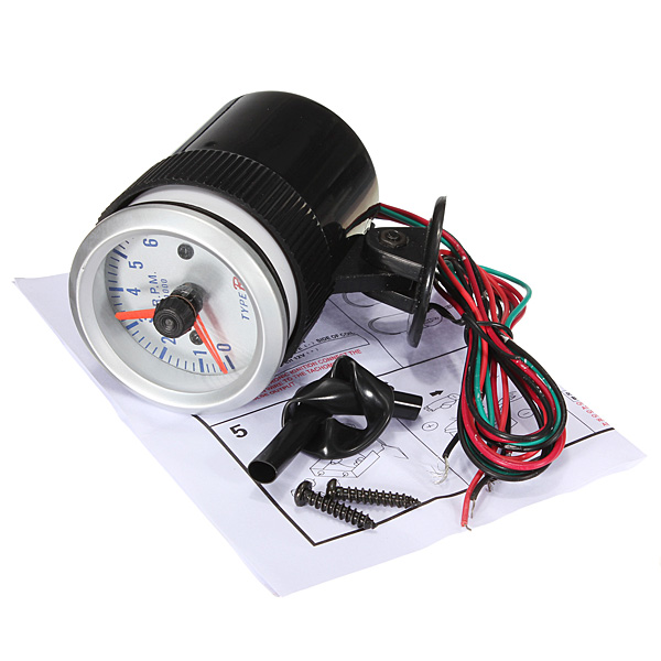 2-inch-52mm-Blue-LED-Tacho-12V-Tachometer-Pointer-Gauge-Meter-89746