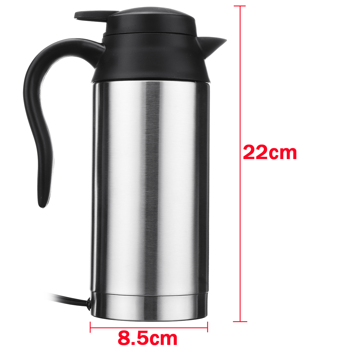 24V-750ml-Portable-Car-Electric-Kettle-Pot-Stainless-Steel-Camping-Travel-Bottle-1248724