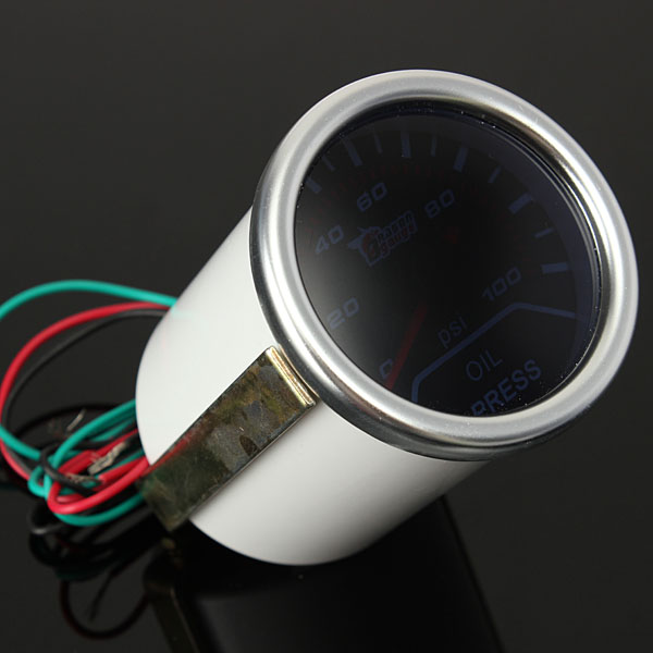2quot-52MM-Universal-Auto-Red-LED-Oil-Pressure-Car-Gauge-Meter-959732