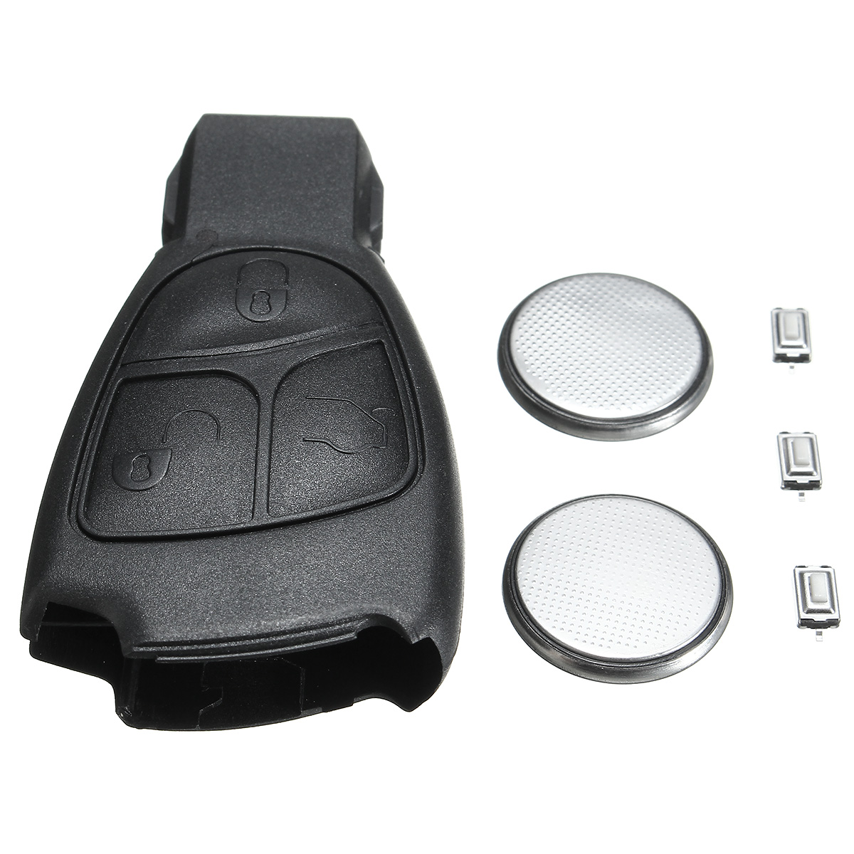 3-BTN-Remote-Key-Fob-Case-Repair-Kit-For-Benz-E-S-C-CLK-CL-ML-CLS-SLK-1126137