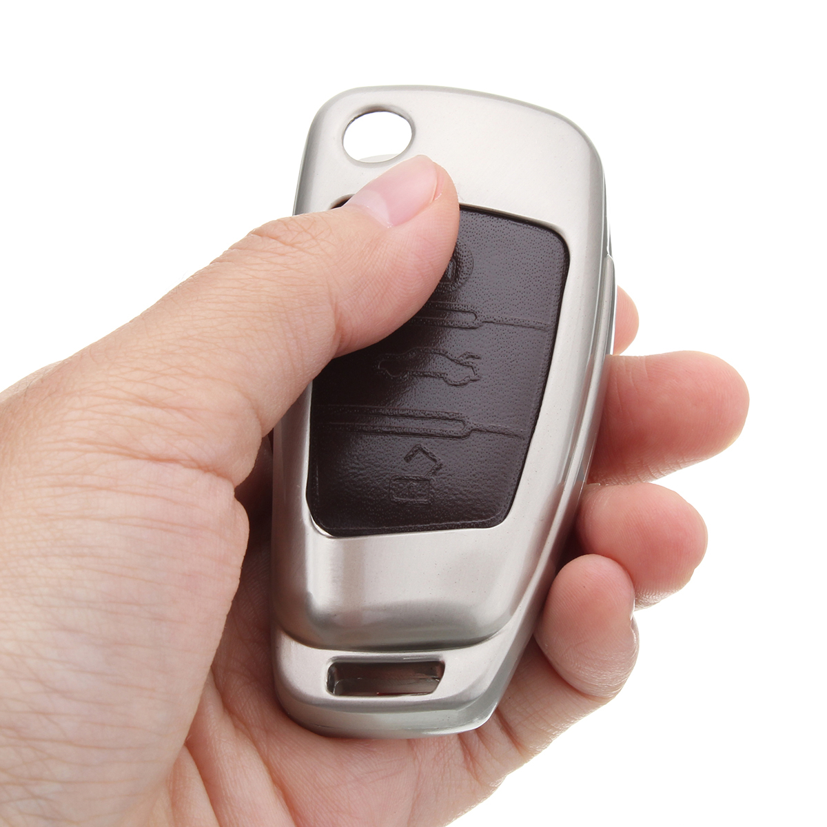 3-Button-Car-Metal-Remote-Key-Fob-Chain-Shell-Case-Cover-For-Audi-A1-A3-A6-S3-Q3-Q7-1250983
