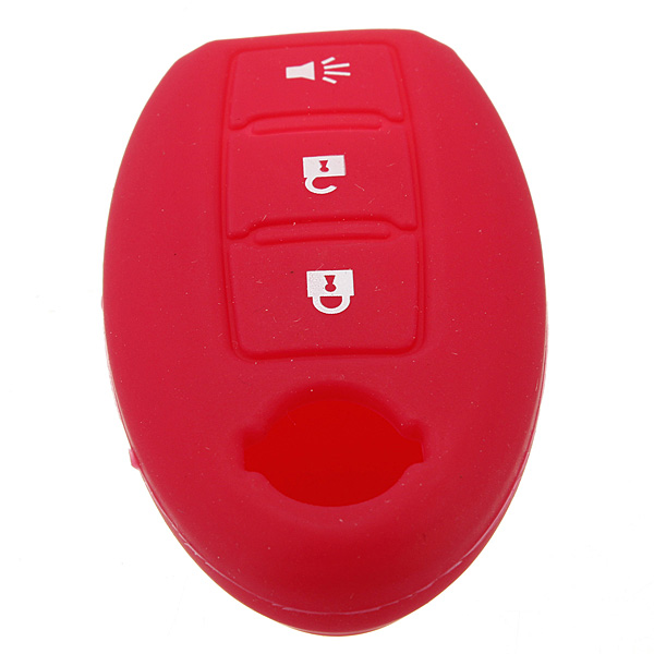 3-Buttons-Remote-Key-Fob-Case-Silicone-Cover-Protecting-For-Nissan-956711