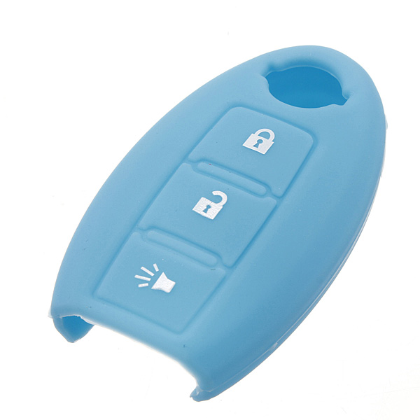 3-Buttons-Remote-Key-Fob-Case-Silicone-Cover-Protecting-For-Nissan-956711