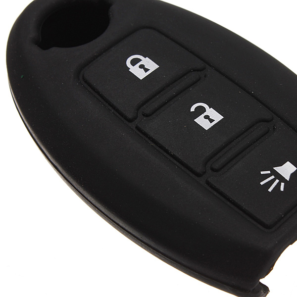 3-Buttons-Remote-Key-Fob-Case-Silicone-Cover-Protecting-For-Nissan-956711