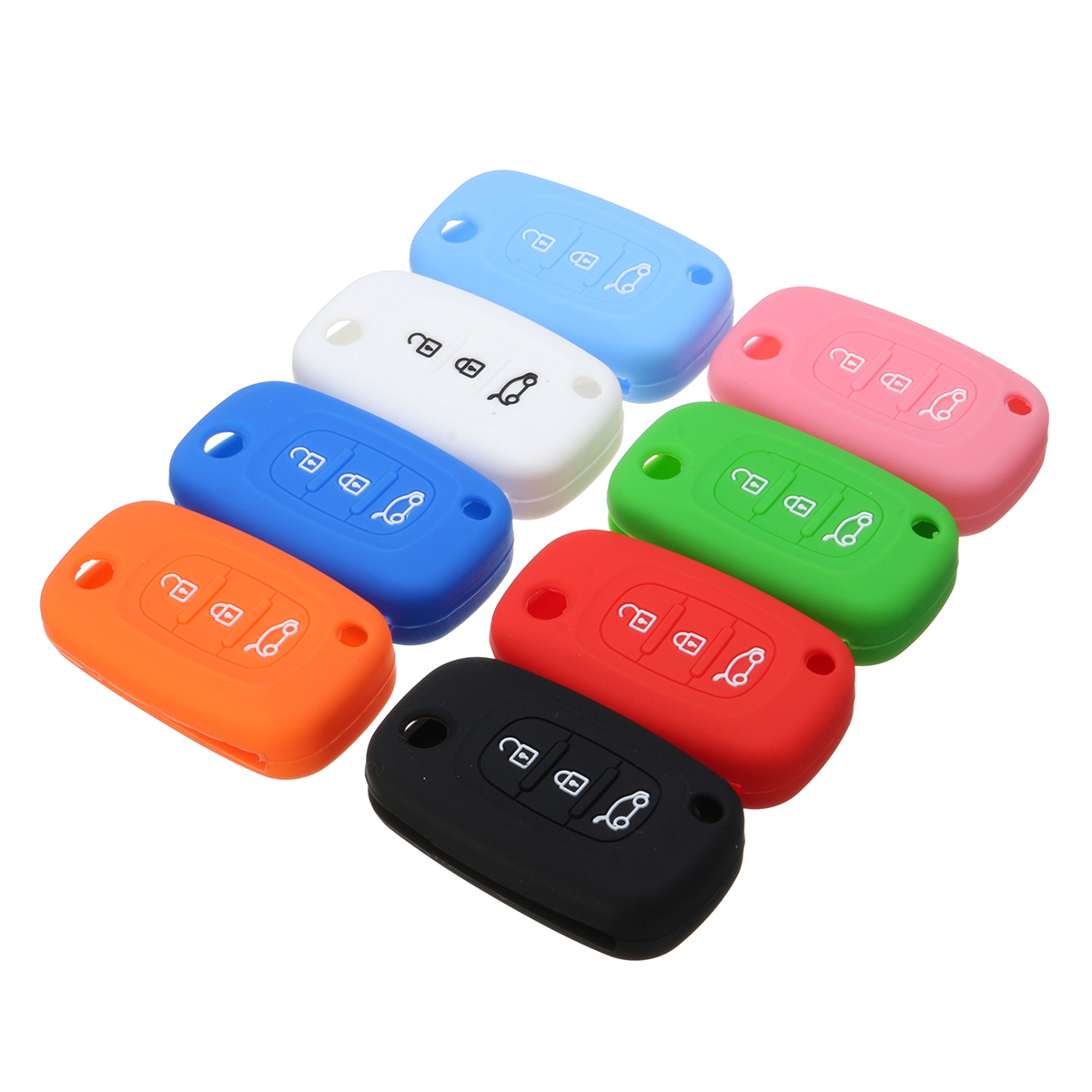 3-Buttons-Silicone-Flip-Key-Cover-Case-Fob-For-Renault-Clio-Kangoo-Megane-Modus-1167001