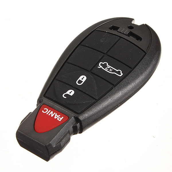 4-Button-Key-Remote-Keyless-Entry-Uncut-Blade-For-Dodge-Chrysler-943675