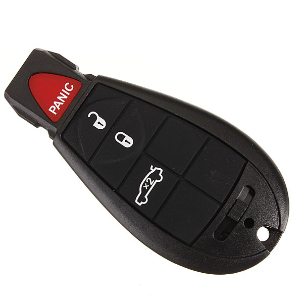 4-Button-Key-Remote-Keyless-Entry-Uncut-Blade-For-Dodge-Chrysler-943675
