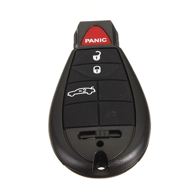 4-Button-Key-Remote-Keyless-Entry-Uncut-Blade-For-Dodge-Chrysler-943675