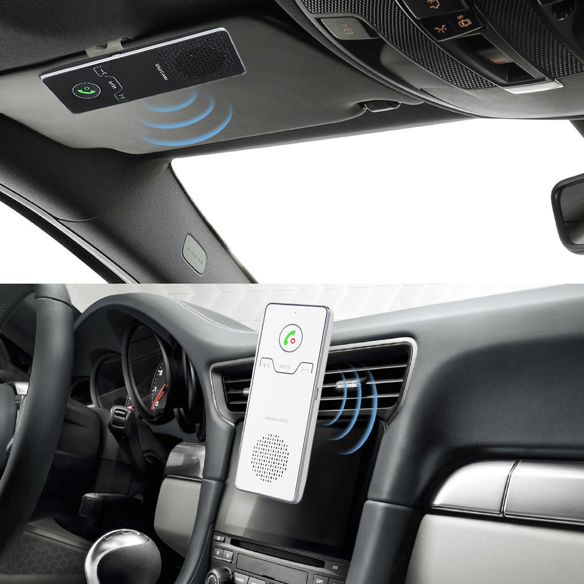 40-Hands-Free-Car-Kit-Wireless-bluetooth-Speaker-Phone-Magnetic-Sun-Visor-Air-Vent-Clip-1356643