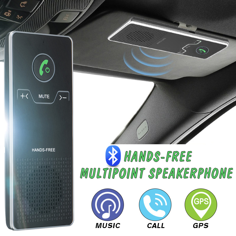 40-Hands-Free-Car-Kit-Wireless-bluetooth-Speaker-Phone-Magnetic-Sun-Visor-Air-Vent-Clip-1356643