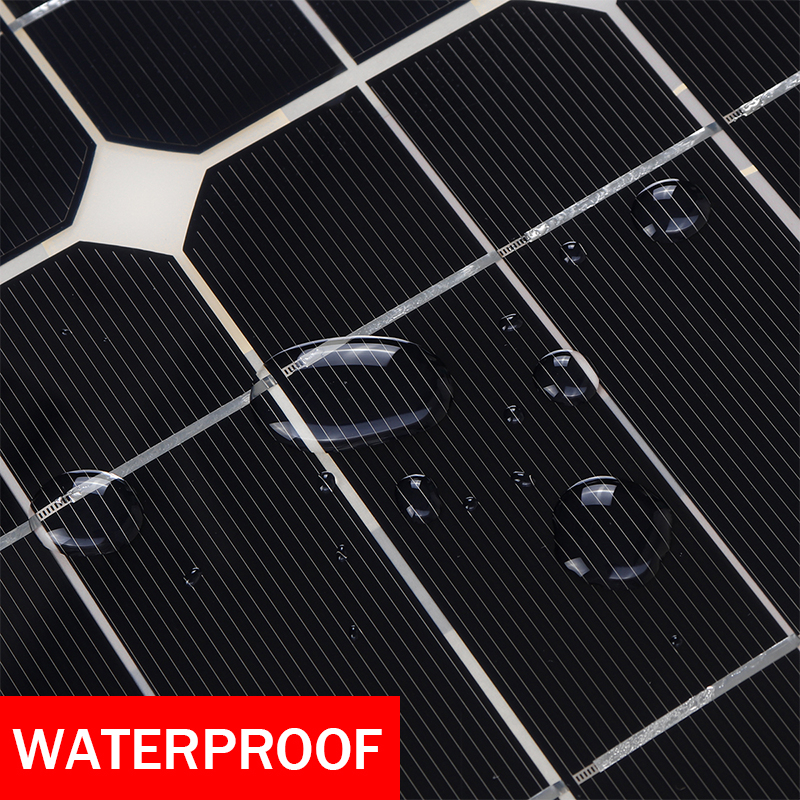 50W-16V-Solar-Panel-Charge-Battery-With-Car-Charger-Storage-Battery-Clips-USB-1609622
