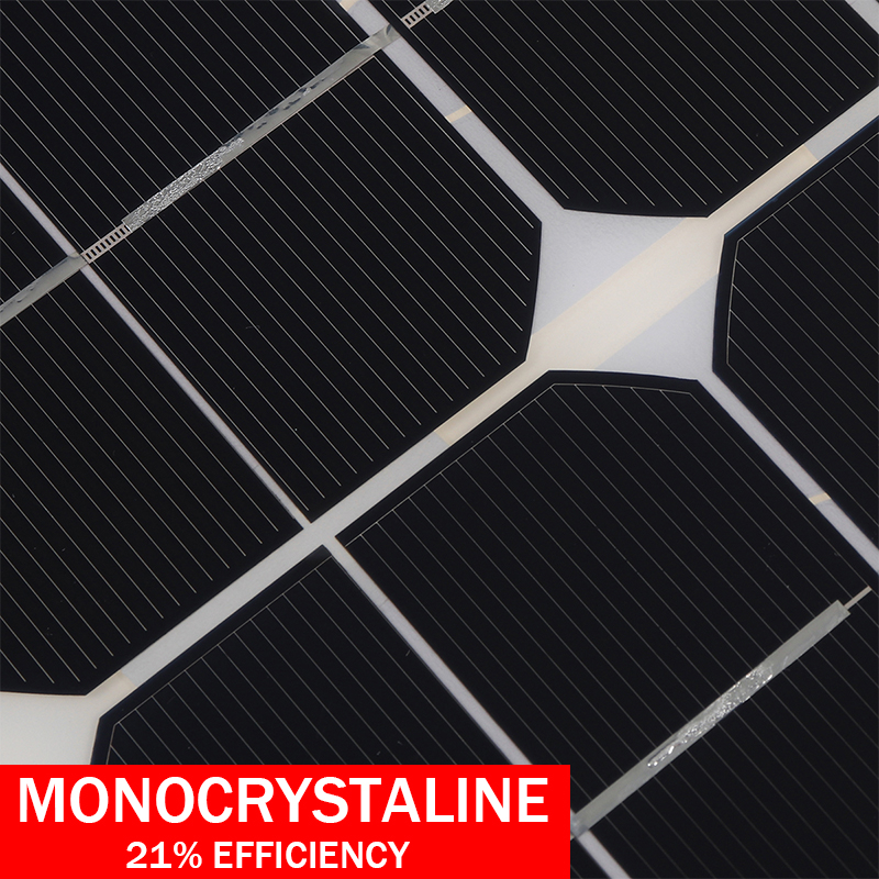 50W-16V-Solar-Panel-Charge-Battery-With-Car-Charger-Storage-Battery-Clips-USB-1609622