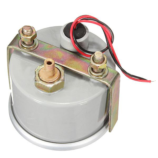 52mm-Autometer-Phantom-Pointer-Boost-Vacuum-Meter-Gauge-White-909355