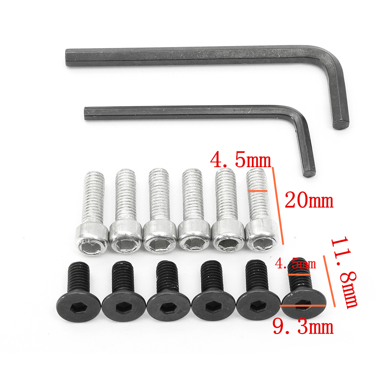 6-Hole-Universal-Ball-Steering-Wheel-Quick-Release-Hub-Adapter-Screws-Bolt-Kit-1404172