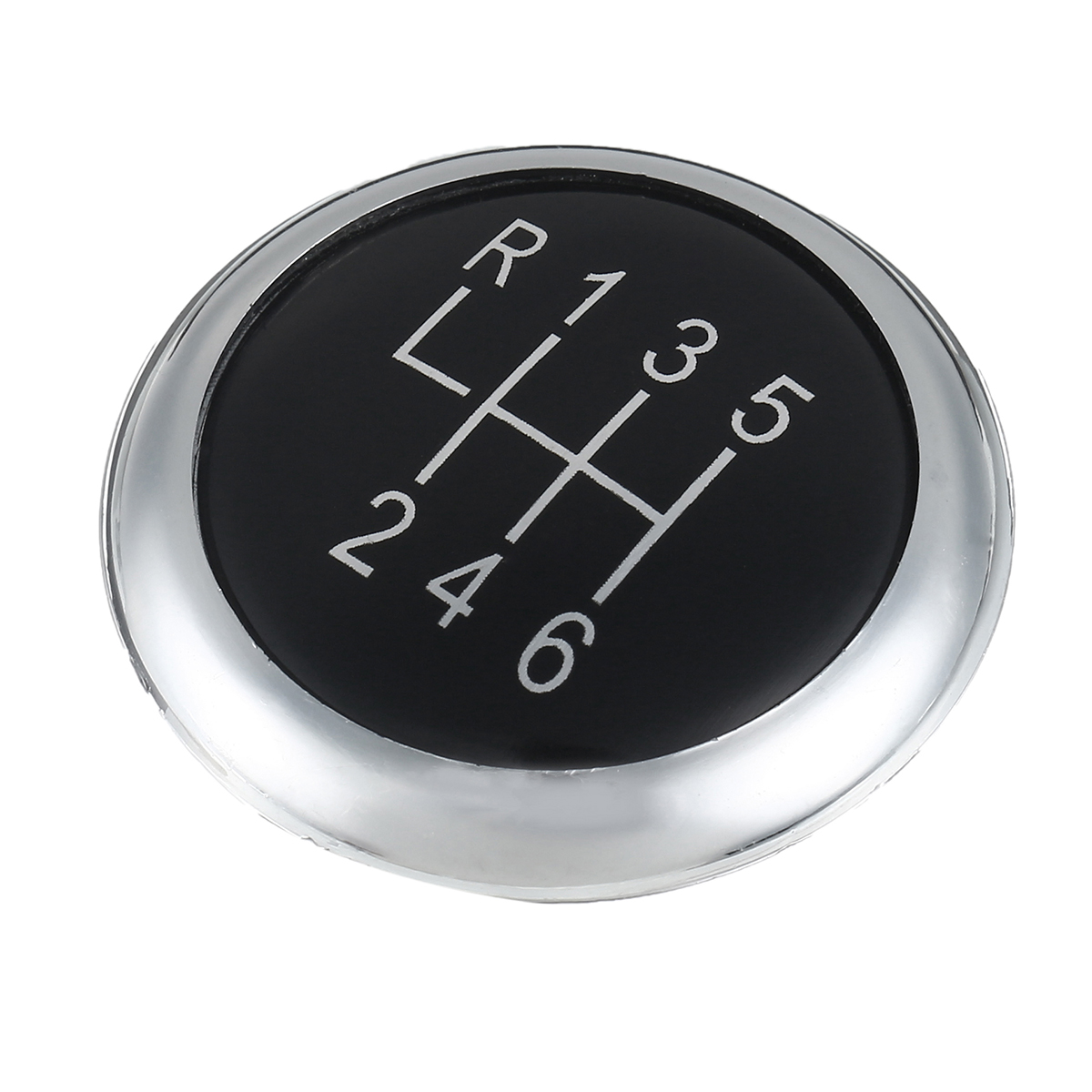 6-Speed-Gear-Shift-Knob-Cap-Chrome-Badge-Emblem-Trim-For-VW-Passat-B6-B7-CC-1377134