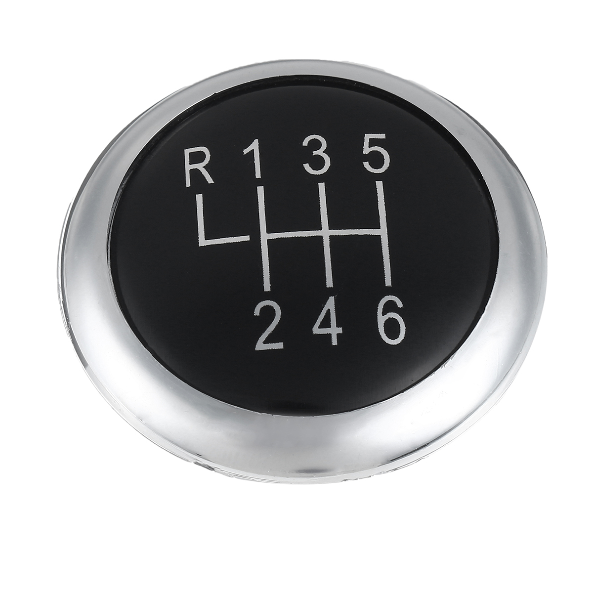 6-Speed-Gear-Shift-Knob-Cap-Chrome-Badge-Emblem-Trim-For-VW-Passat-B6-B7-CC-1377134
