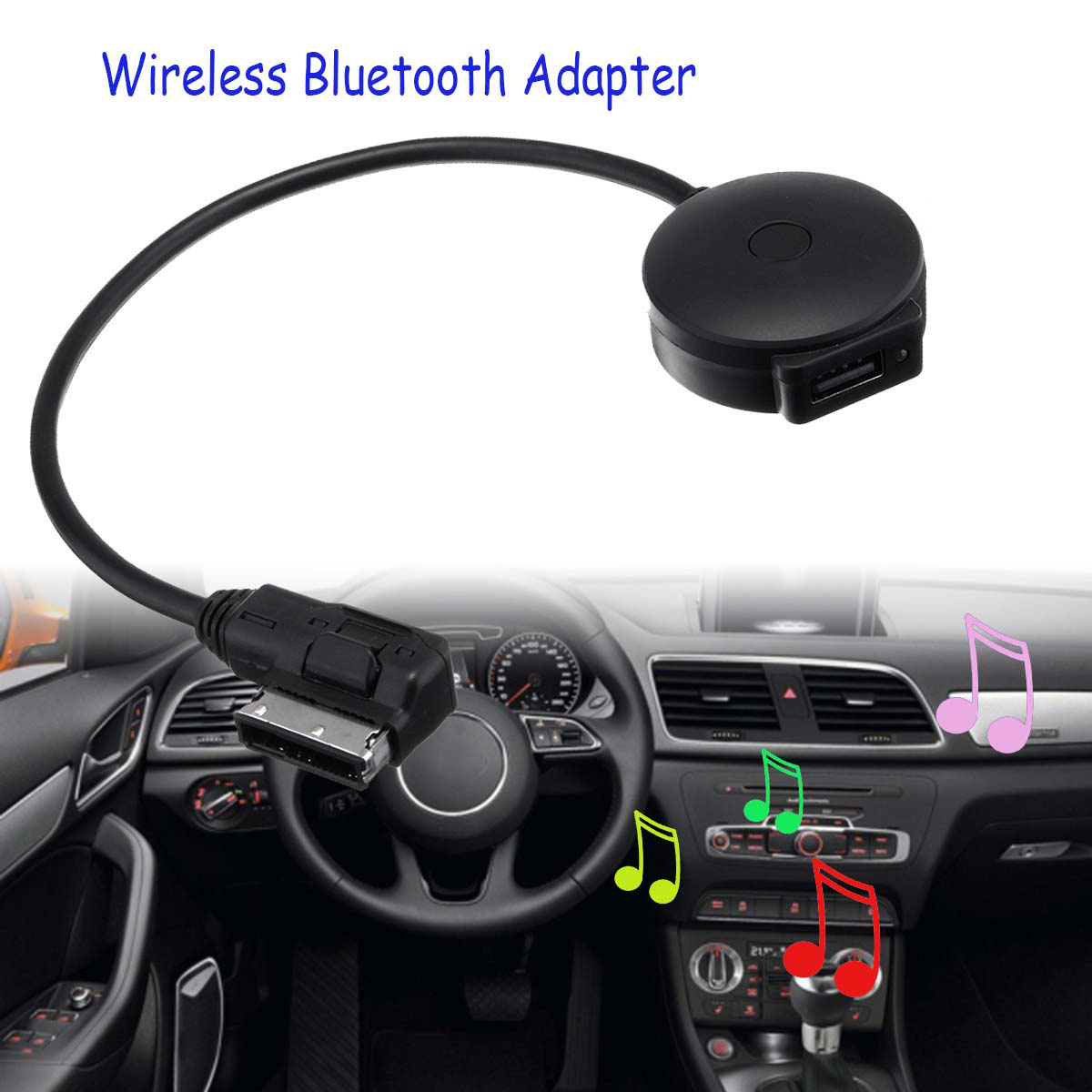 AMI-MMI-MDI-Wireless-bluetooth-Adapter-USB-Stick-MP3-For-Audi-A3-A6-Q7-1163673